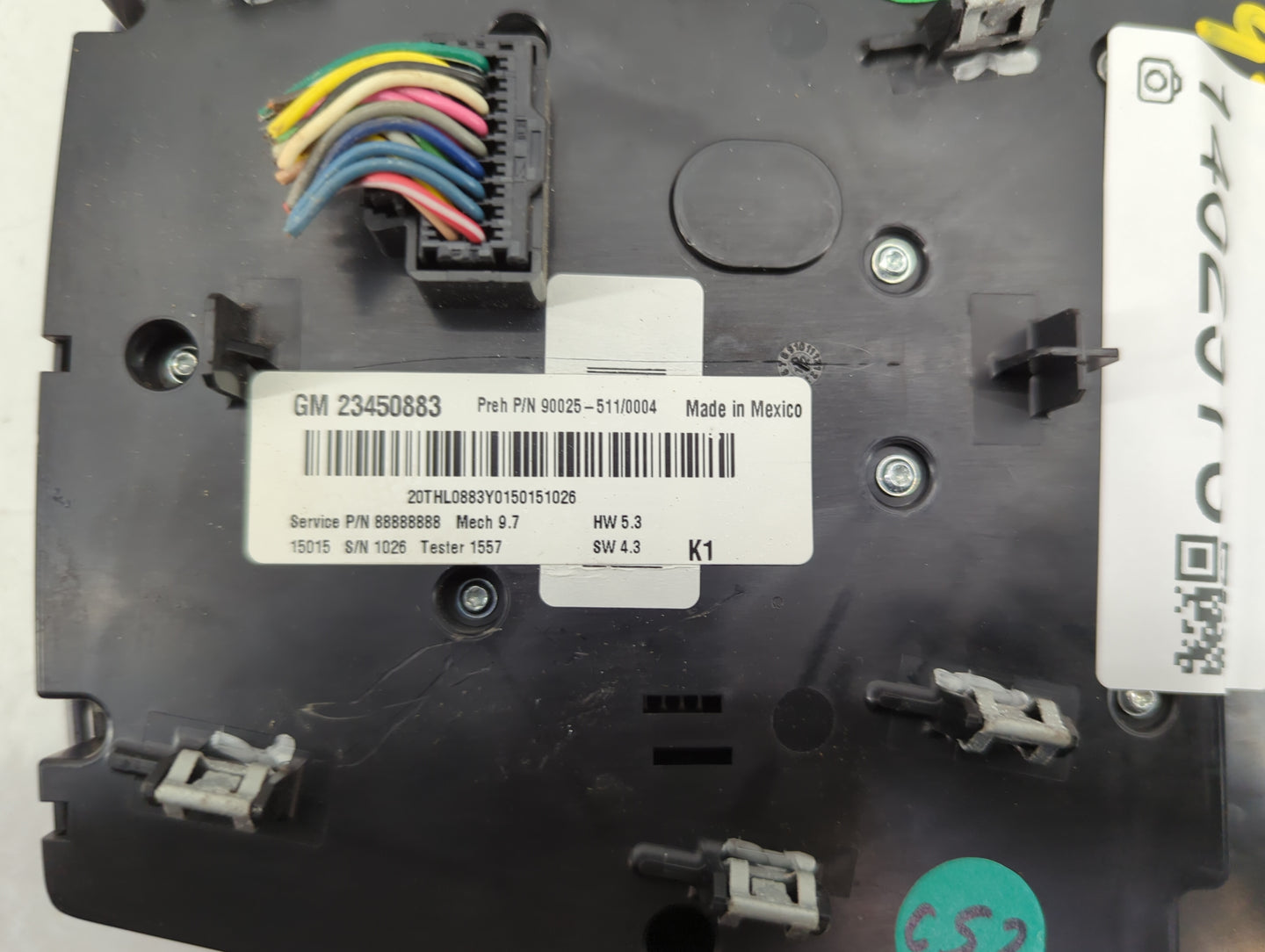 2012-2015 Chevrolet Equinox Radio Control Panel Silver - Oemusedautoparts1.com