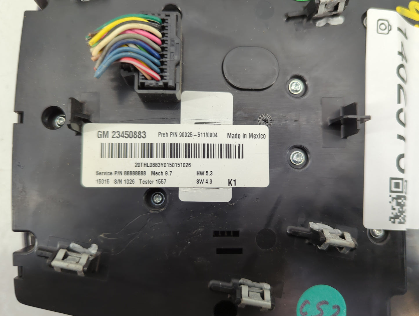 2012-2015 Chevrolet Equinox Radio Control Panel Silver - Oemusedautoparts1.com