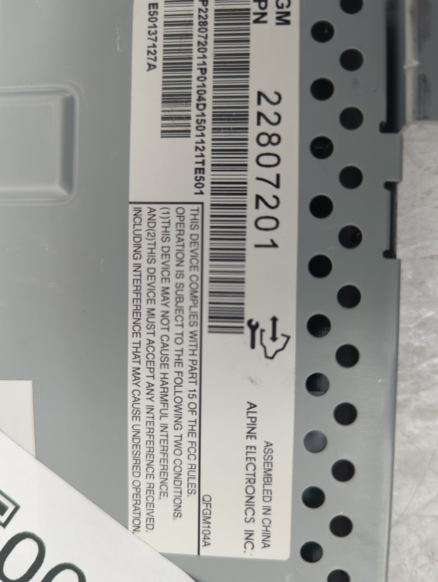2012-2017 Chevrolet Equinox Information Display Screen - Oemusedautoparts1.com