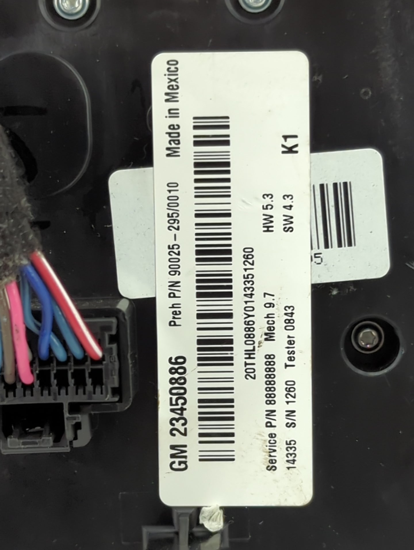 2012-2015 Chevrolet Equinox Radio AM FM Cd Player Receiver Replacement P/N:23450886 95192371 Fits Fits 2012 2013 2014 2015 O