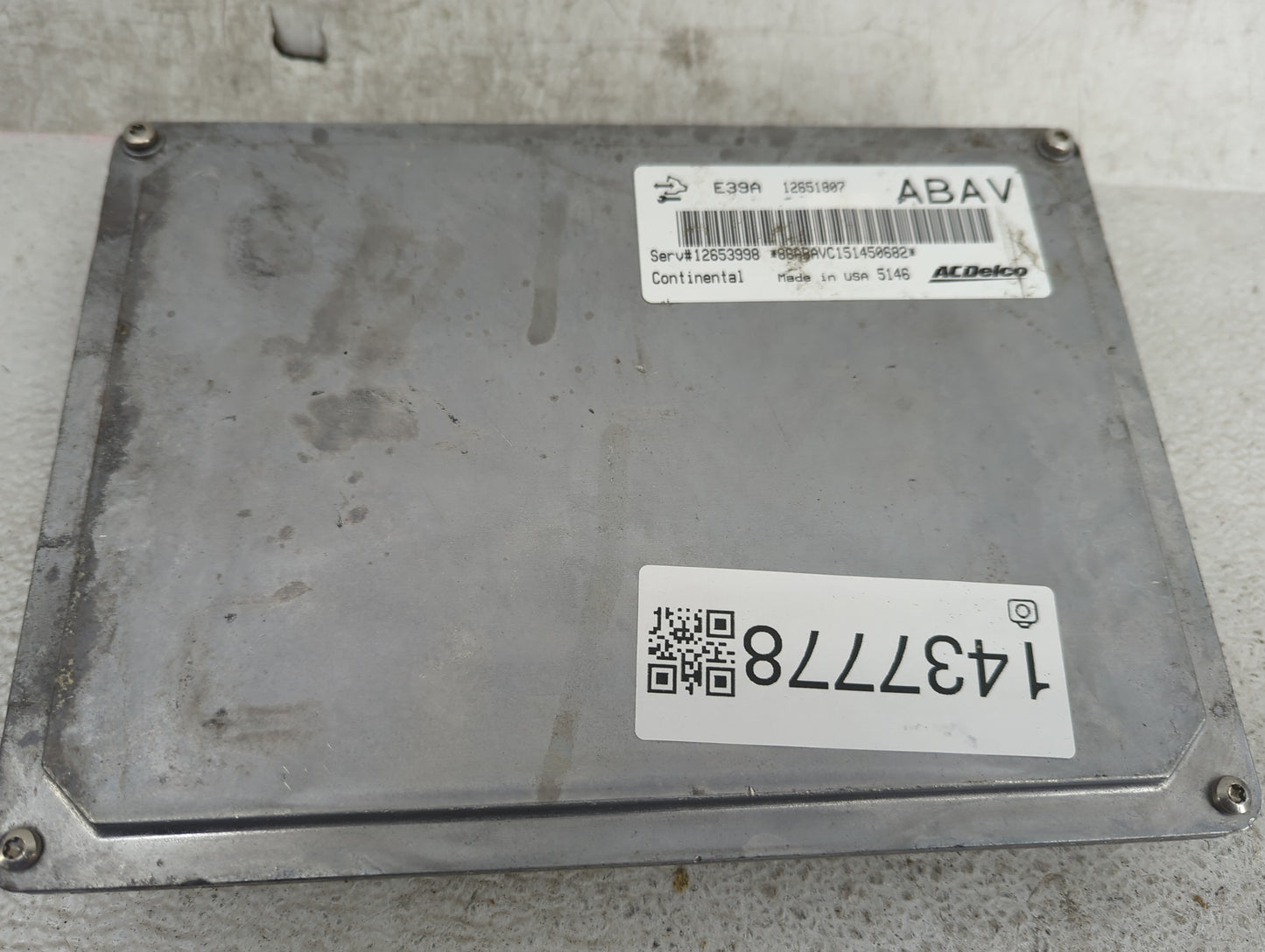 2013-2016 Chevrolet Equinox PCM Engine Control Computer ECU ECM PCU OEM P/N:12651807 Fits Fits 2013 2014 2015 2016 OEM Used 