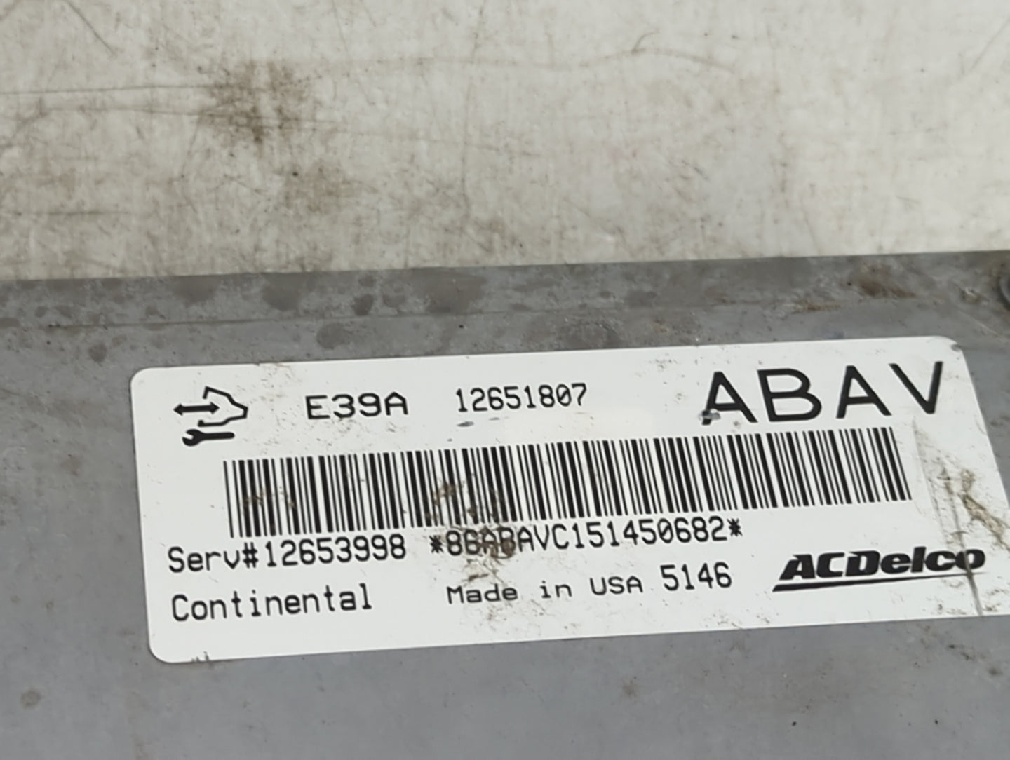 2013-2016 Chevrolet Equinox PCM Engine Control Computer ECU ECM PCU OEM P/N:12651807 Fits Fits 2013 2014 2015 2016 OEM Used 