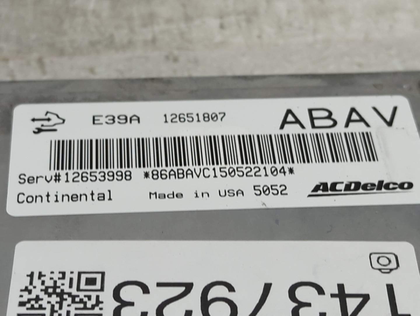 2013-2016 Chevrolet Equinox PCM Engine Control Computer ECU ECM PCU OEM P/N:12651807, 12653998 Fits Fits 2013 2014 2015 2016