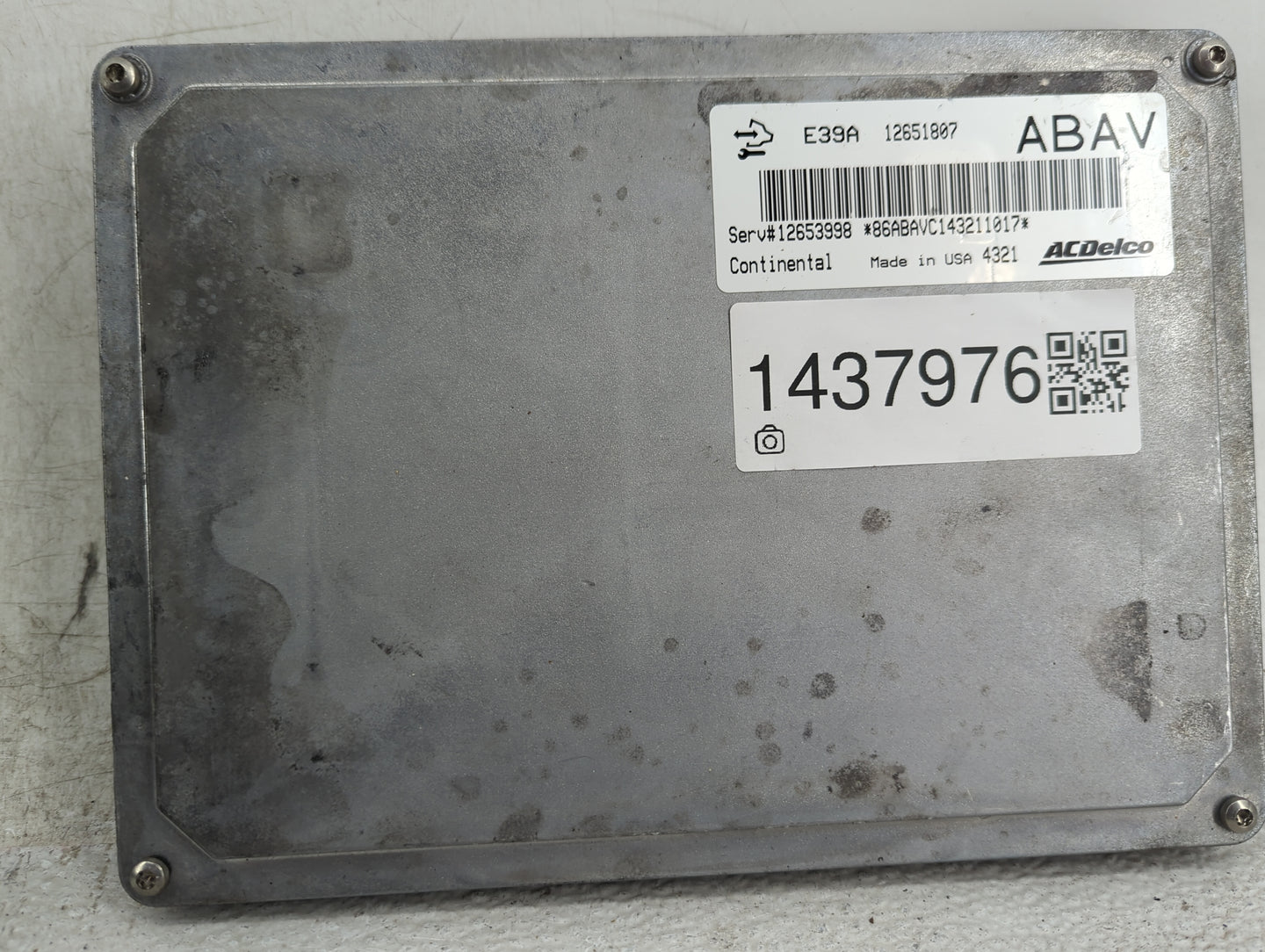2013-2016 Chevrolet Equinox PCM Engine Control Computer ECU ECM PCU OEM P/N:12651807, 12653998 Fits Fits 2013 2014 2015 2016