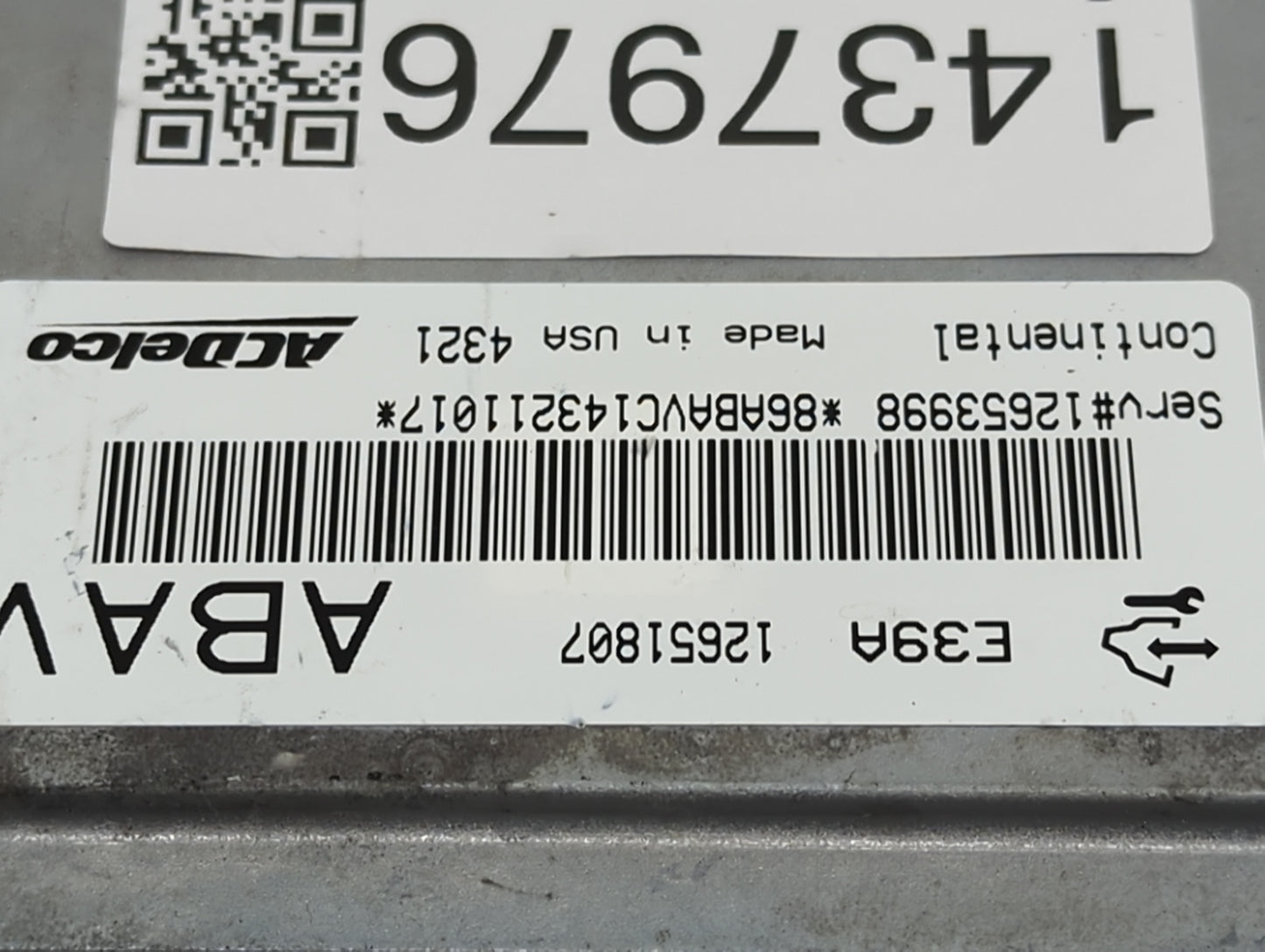 2013-2016 Chevrolet Equinox PCM Engine Control Computer ECU ECM PCU OEM P/N:12651807, 12653998 Fits Fits 2013 2014 2015 2016