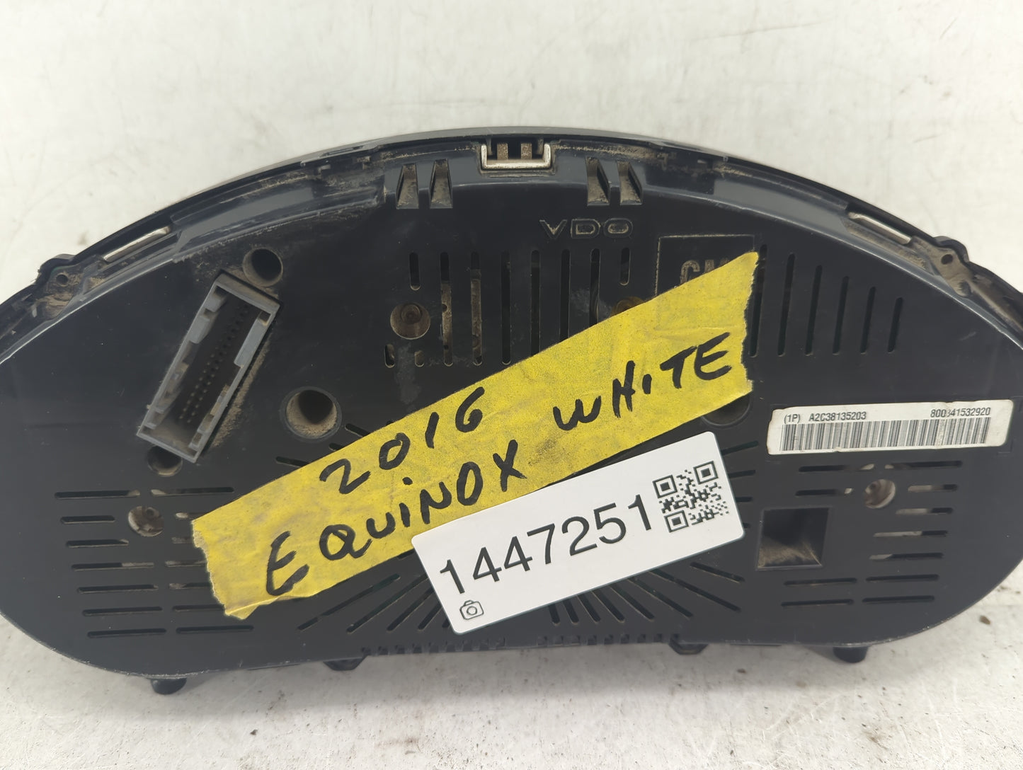 2013-2017 Chevrolet Equinox Instrument Cluster Speedometer Gauges P/N:A2C38135203 800341532920 Fits Fits 2013 2014 2015 2016