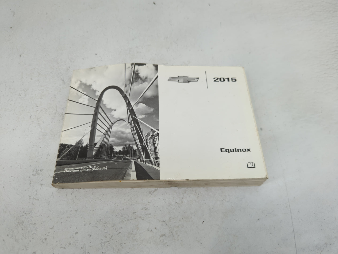 2015 Chevrolet Equinox Owners Manual Book Guide P/N:22985506 OEM Used Auto Parts - Oemusedautoparts1.com