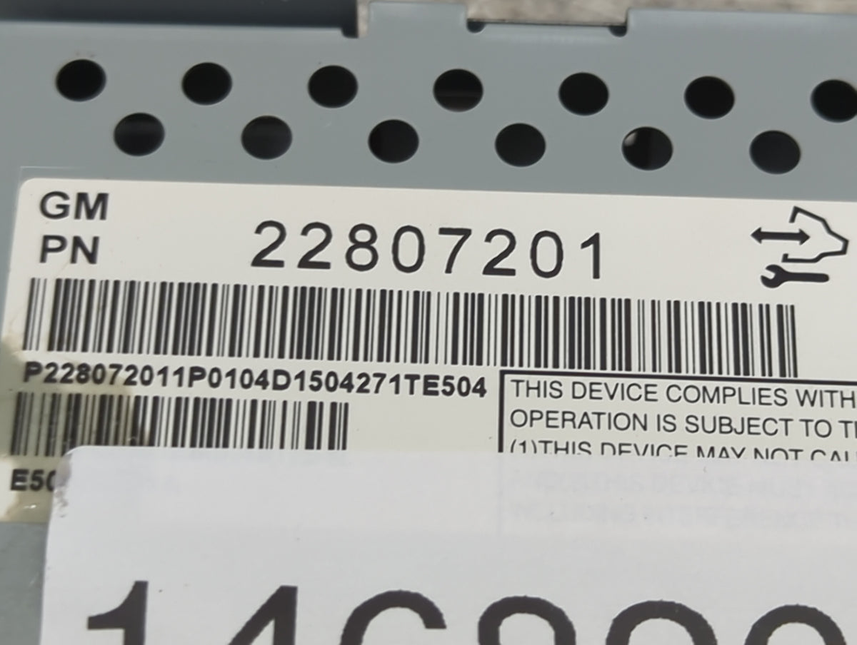 2012-2017 Chevrolet Equinox Information Radio Display Screen 1468268 - Oemusedautoparts1.com