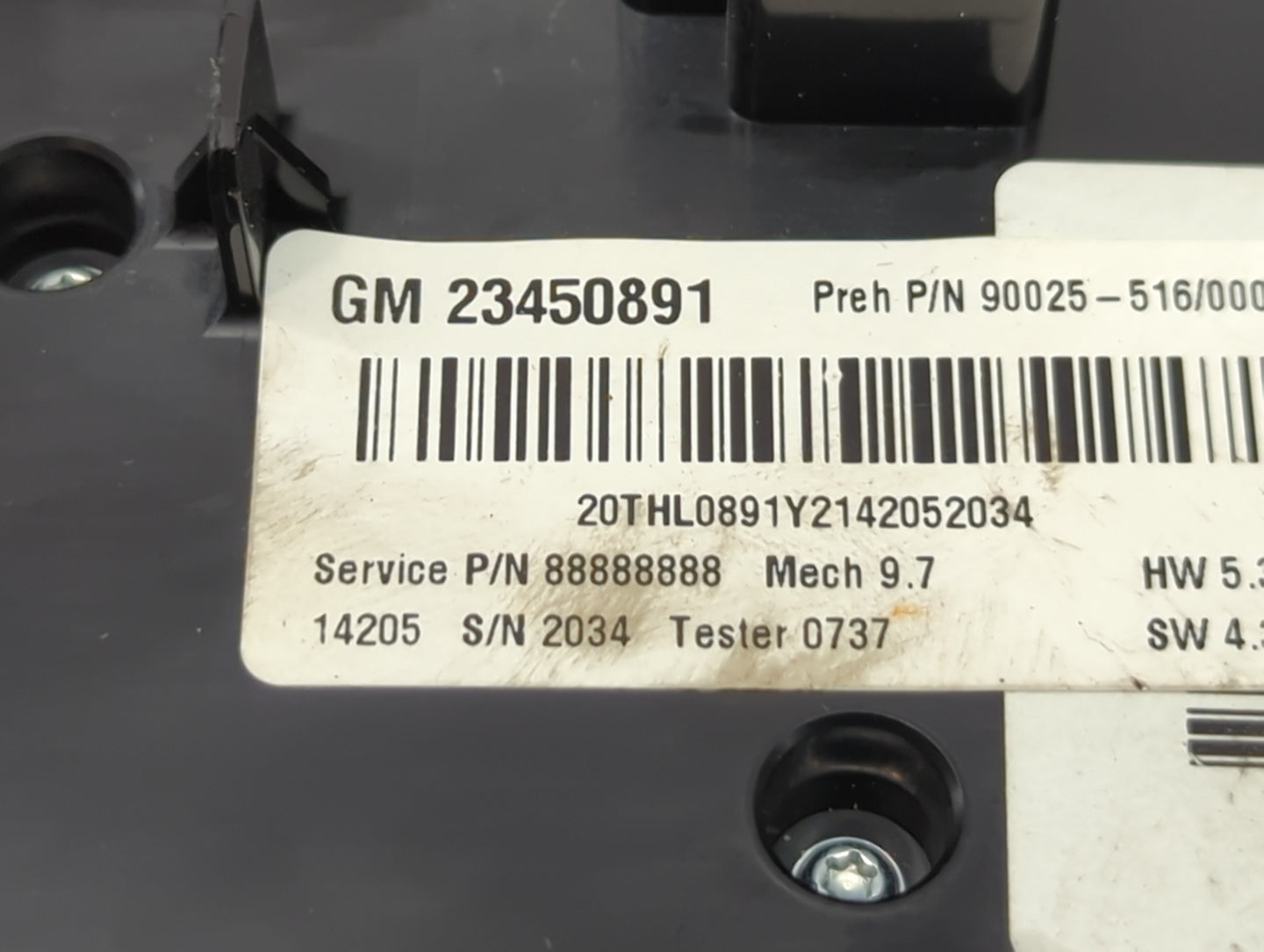 2015 Chevrolet Equinox Climate Control Module Temperature AC/Heater Replacement P/N:23450891 90025-516, 88888888 Fits OEM Us