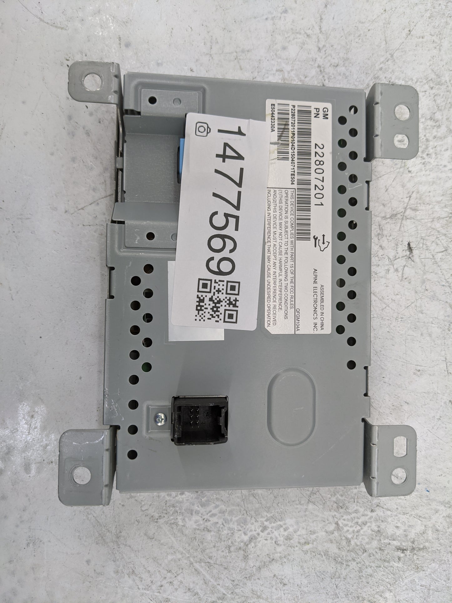 2012-2017 Chevrolet Equinox Information Display Screen 1477569 - Oemusedautoparts1.com
