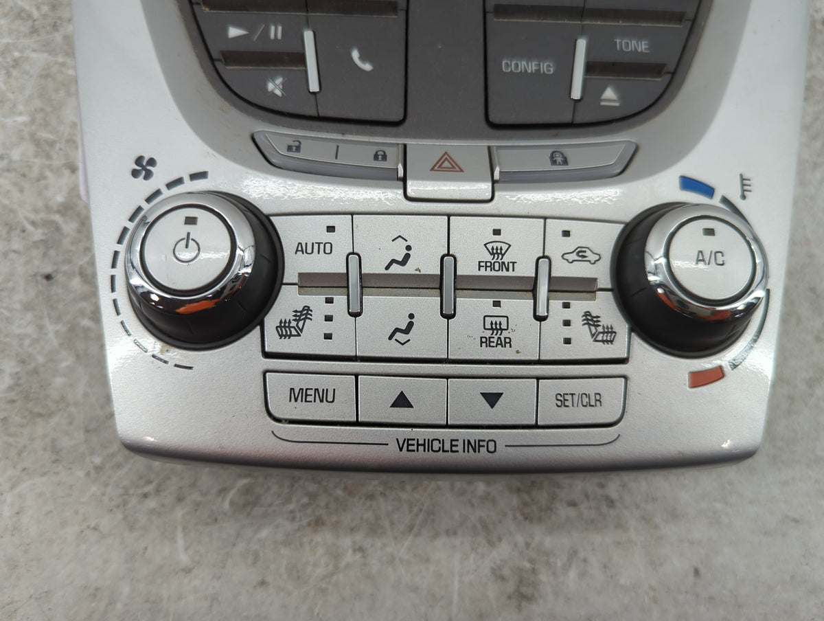 2012-2015 Chevrolet Equinox Radio Control Panel Silver 1514017 - Oemusedautoparts1.com