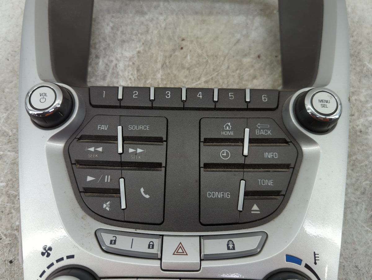 2012-2015 Chevrolet Equinox Radio Control Panel Silver 1514017 - Oemusedautoparts1.com