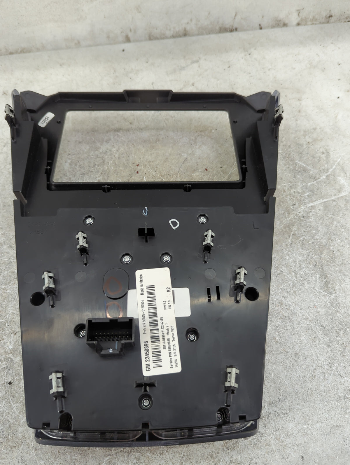 2012-2015 Chevrolet Equinox Radio Control Panel Silver 1514017 - Oemusedautoparts1.com
