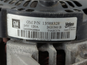 2010-2017 Chevrolet Equinox Alternator Replacement Generator Charging Assembly Engine OEM P/N:13588328 13500315 Fits OEM Used Auto Parts