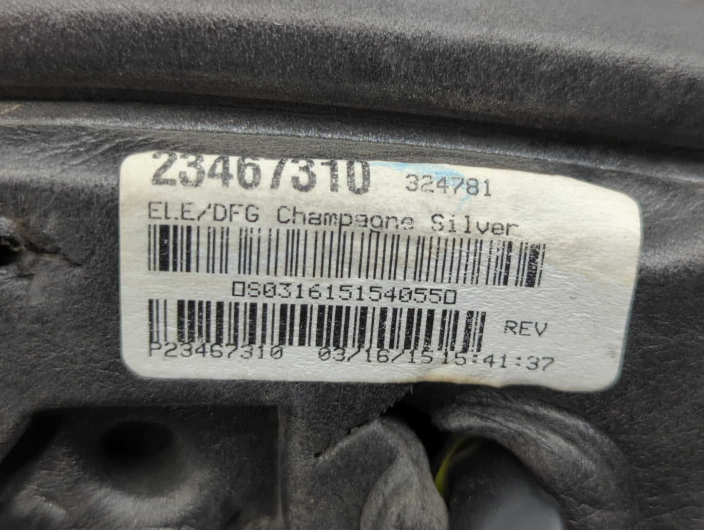 2015-2017 Chevrolet Equinox Passenger Right Side View Manual Door Mirror - Oemusedautoparts1.com