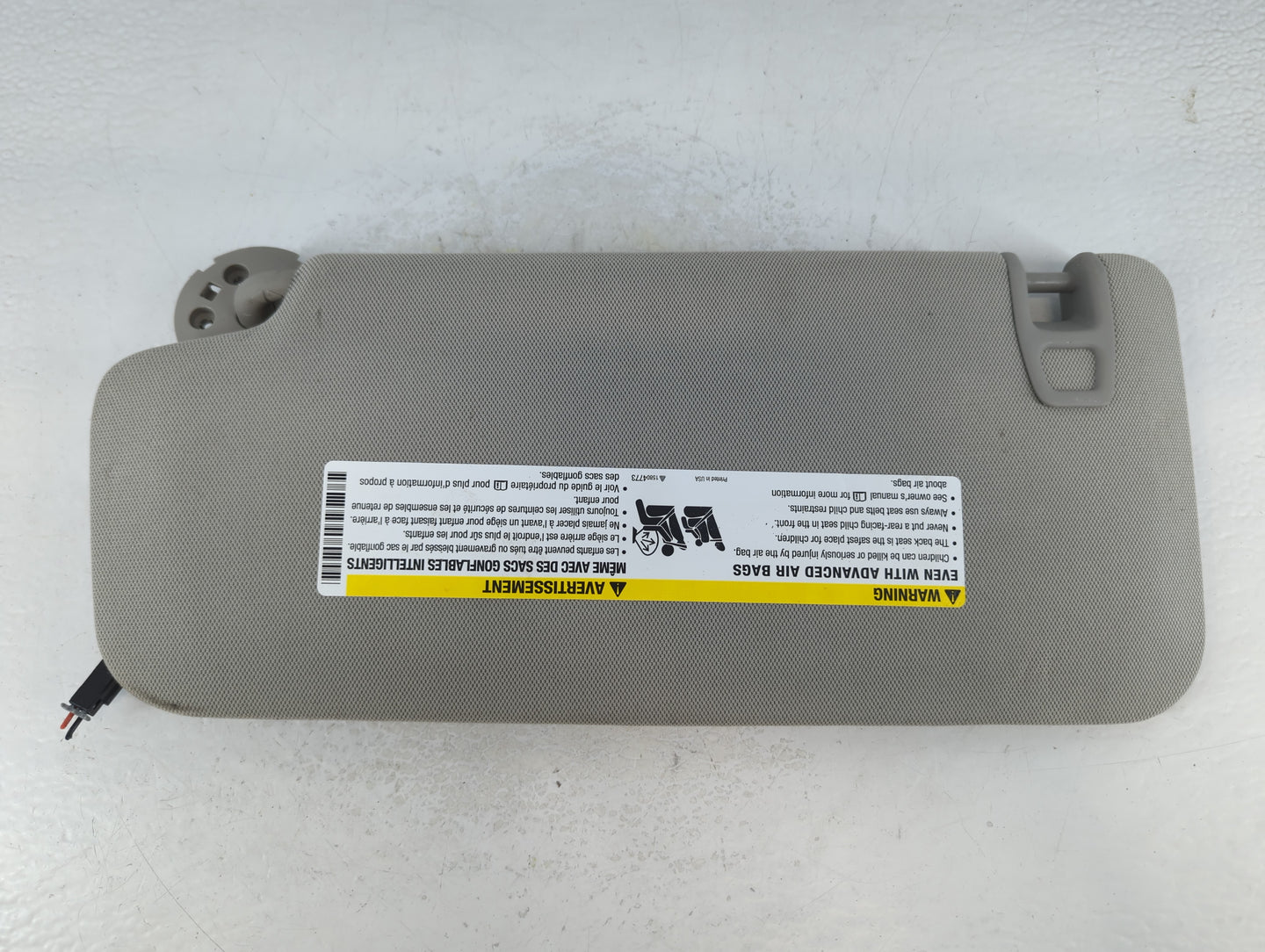 2010-2017 Chevrolet Equinox Sun Visor Shade Replacement Passenger Right Mirror Fits Fits 2010 2011 2012 2013 2014 2015 2016 