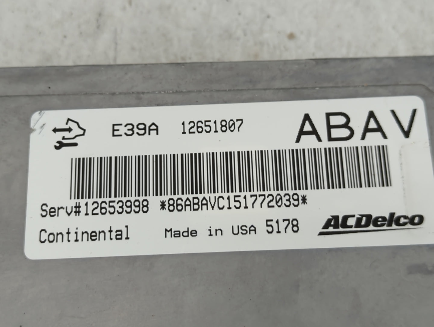 2013-2016 Chevrolet Equinox PCM Engine Control Computer ECU ECM PCU OEM P/N:12651807 Fits Fits 2013 2014 2015 2016 OEM Used 