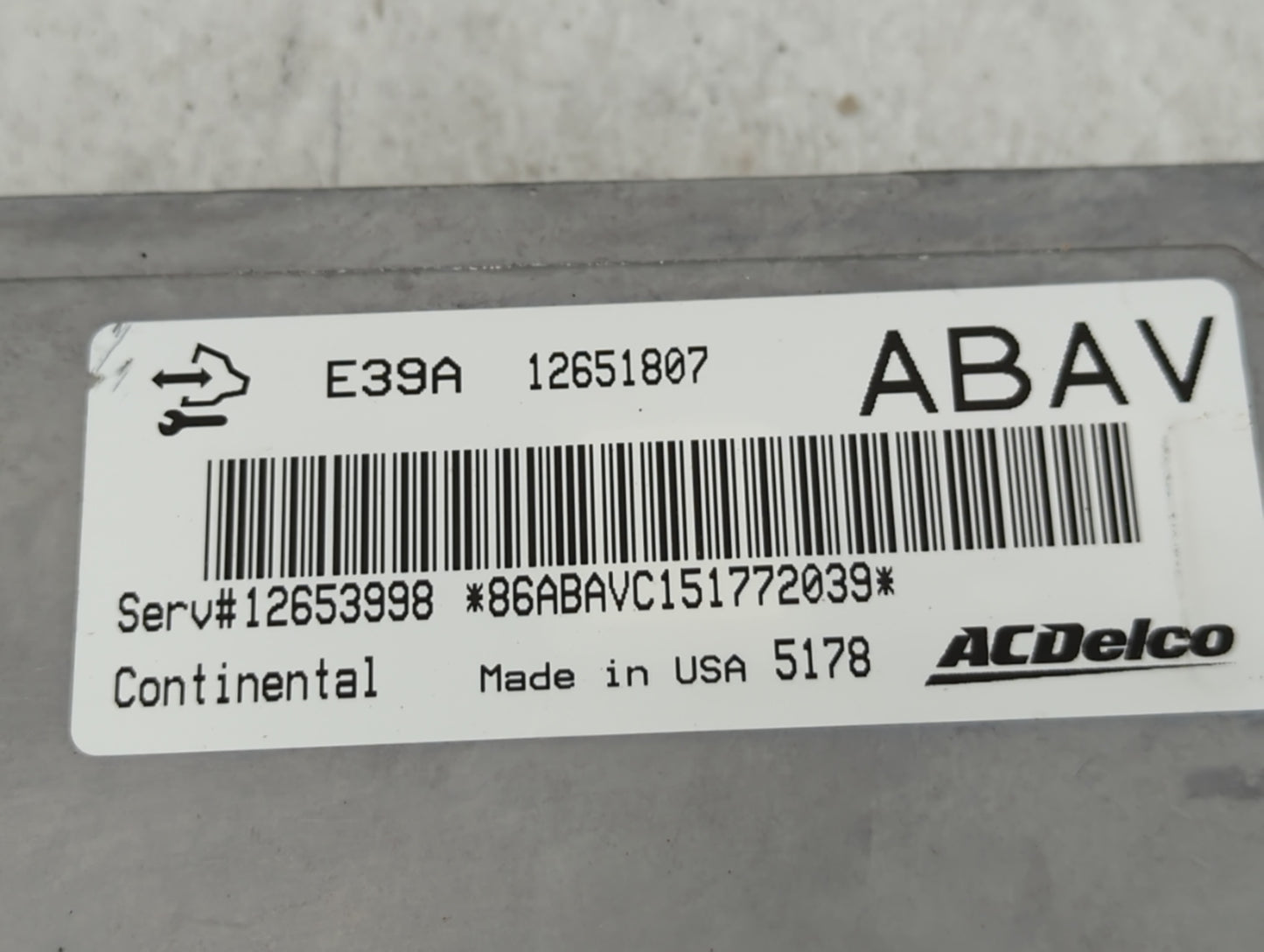 2013-2016 Chevrolet Equinox PCM Engine Control Computer ECU ECM PCU OEM P/N:12651807 Fits Fits 2013 2014 2015 2016 OEM Used 
