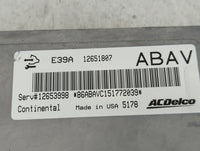 2013-2016 Chevrolet Equinox PCM Engine Control Computer ECU ECM PCU OEM P/N:12651807 Fits Fits 2013 2014 2015 2016 OEM Used 