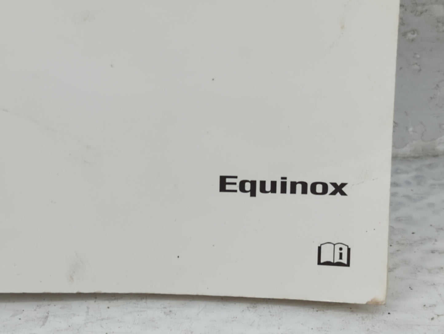 2015 Chevrolet Equinox Owners Manual Book Guide OEM Used Auto Parts - Oemusedautoparts1.com