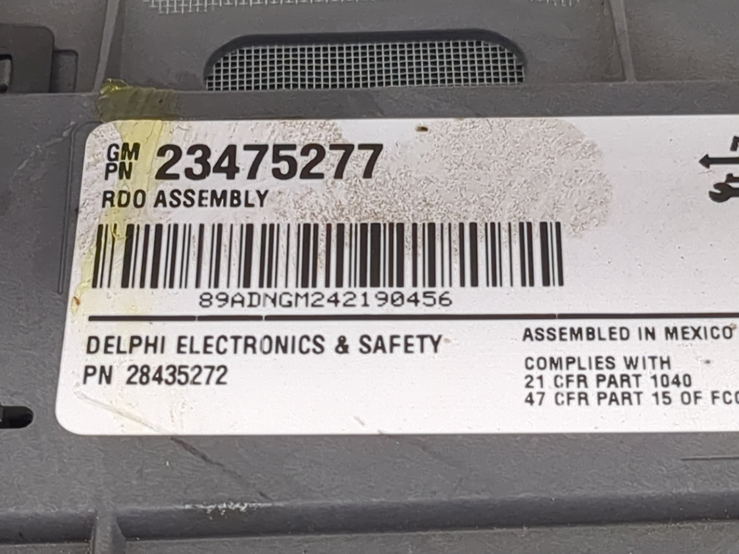 2015-2021 Chevrolet Express 2500 Radio AM FM Cd Player Receiver Replacement P/N:23475277 28435272 Fits OEM Used Auto Parts -