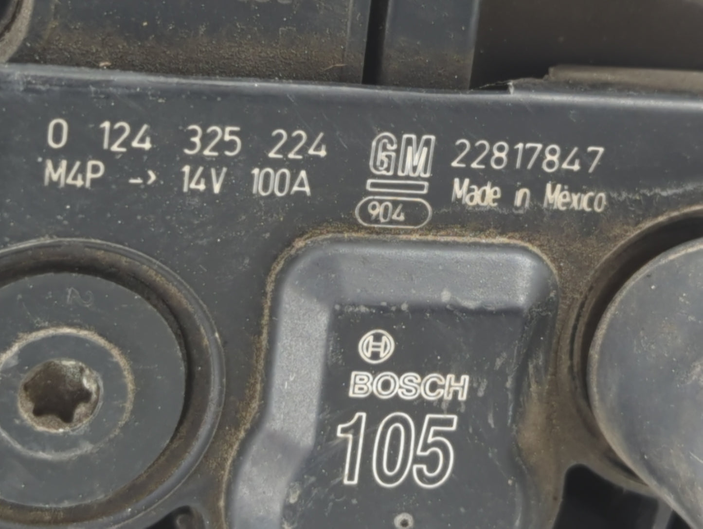 2010-2015 Chevrolet Express 2500 Alternator Replacement Generator Charging Assembly Engine OEM P/N:22817847 Fits OEM Used Au