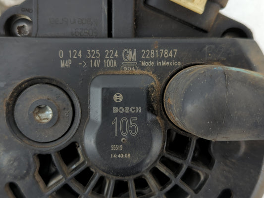 2015 Chevrolet Express Cargo Alternator Replacement Generator Charging Assembly Engine OEM P/N:22817847 Fits OEM Used Auto Parts