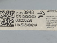 2014-2017 Chevrolet Impala Radio AM FM Cd Player Receiver Replacement P/N:23193948 Fits Fits 2014 2015 2016 2017 OEM Used Au