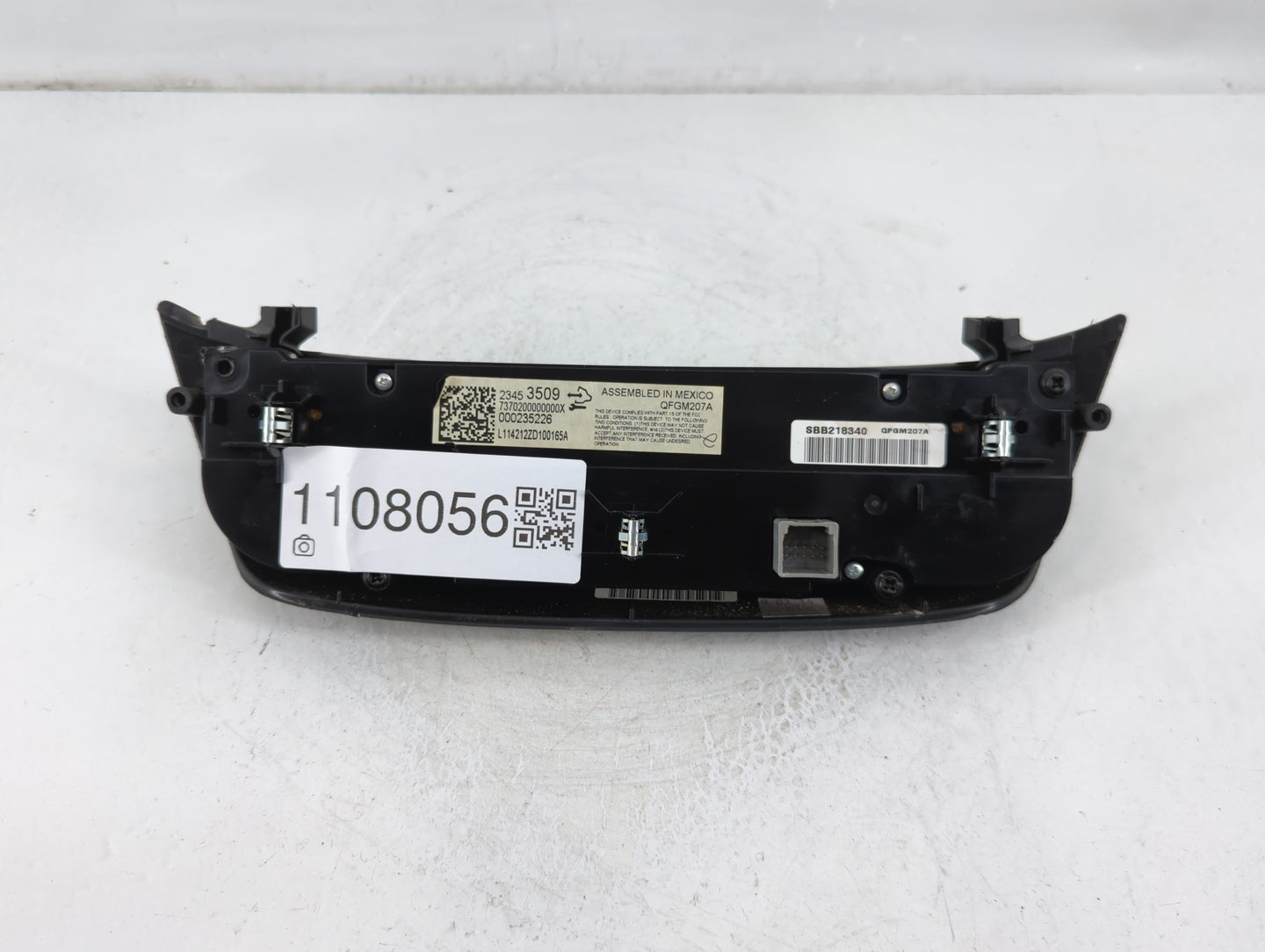 2014-2020 Chevrolet Impala Climate Control Module Temperature AC/Heater Replacement P/N:23453509 Fits OEM Used Auto Parts - 