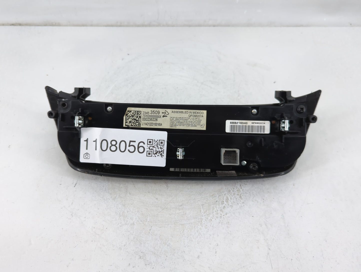 2014-2020 Chevrolet Impala Climate Control Module Temperature AC/Heater Replacement P/N:23453509 Fits OEM Used Auto Parts - 