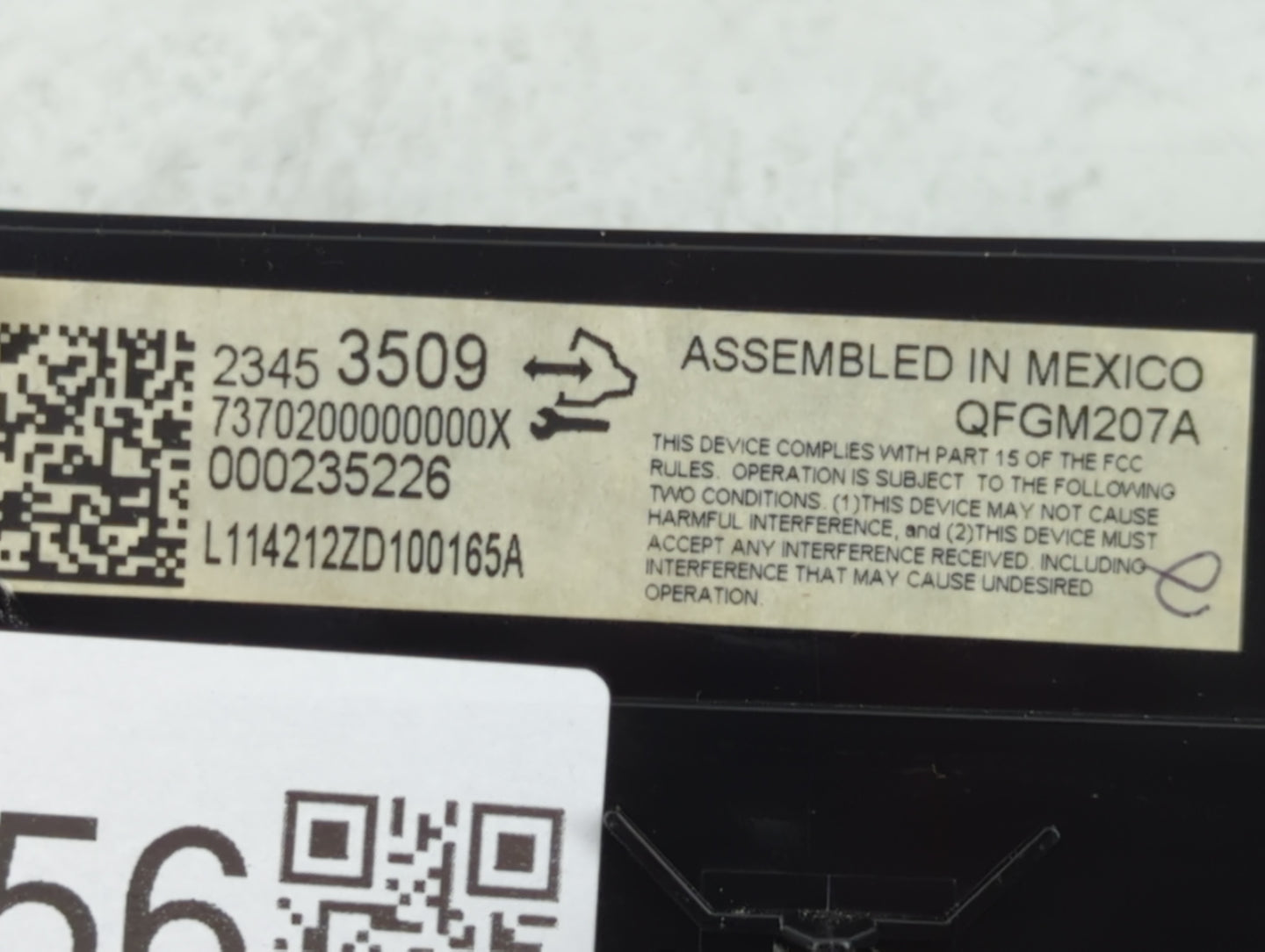 2014-2020 Chevrolet Impala Climate Control Module Temperature AC/Heater Replacement P/N:23453509 Fits OEM Used Auto Parts - 