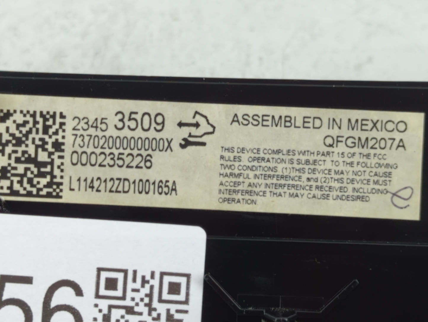 2014-2020 Chevrolet Impala Climate Control Module Temperature AC/Heater Replacement P/N:23453509 Fits OEM Used Auto Parts - 
