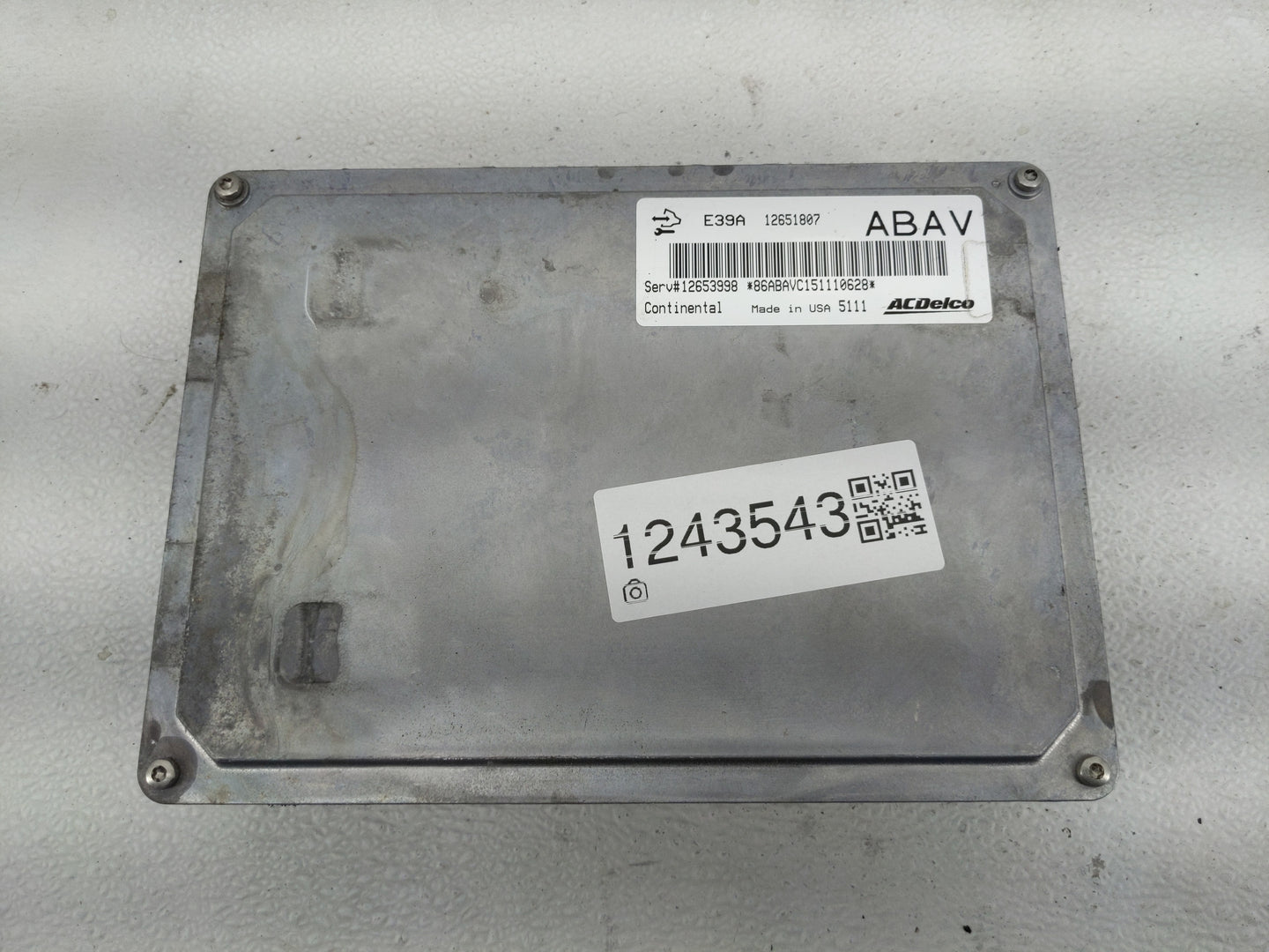 2014-2016 Chevrolet Impala PCM Engine Control Computer ECU ECM PCU OEM P/N:E39A 12651807 Fits Fits 2013 2014 2015 2016 OEM U