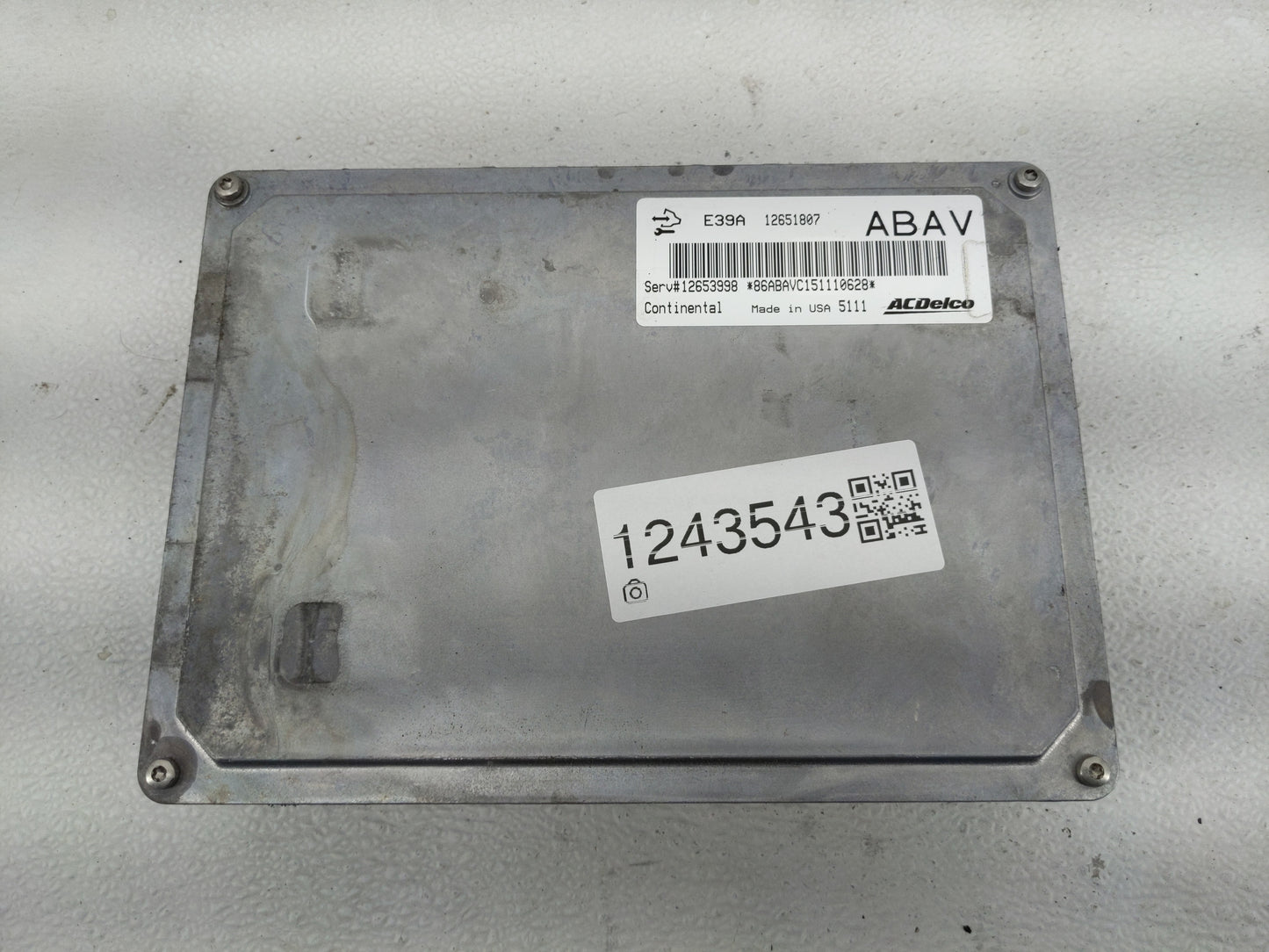 2014-2016 Chevrolet Impala PCM Engine Control Computer ECU ECM PCU OEM P/N:E39A 12651807 Fits Fits 2013 2014 2015 2016 OEM U
