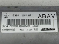 2014-2016 Chevrolet Impala PCM Engine Control Computer ECU ECM PCU OEM P/N:E39A 12651807 Fits Fits 2013 2014 2015 2016 OEM U