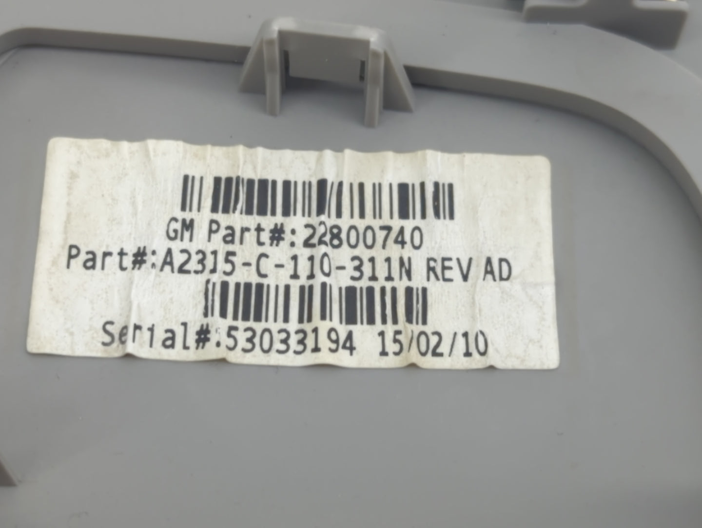 2015 Chevrolet Impala Overhead Roof Console - Oemusedautoparts1.com