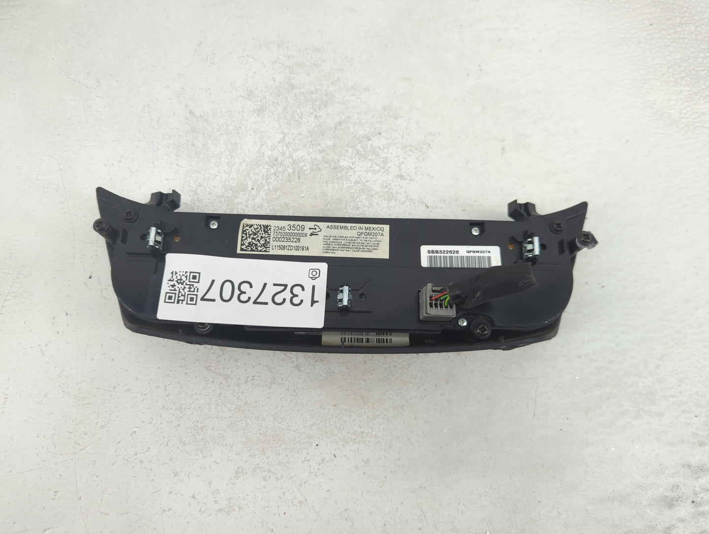 2014-2020 Chevrolet Impala Climate Control Module Temperature AC/Heater Replacement P/N:23453509 Fits OEM Used Auto Parts - 