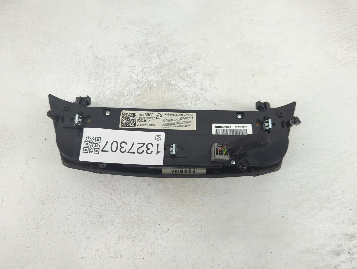 2014-2020 Chevrolet Impala Climate Control Module Temperature AC/Heater Replacement P/N:23453509 Fits OEM Used Auto Parts - 