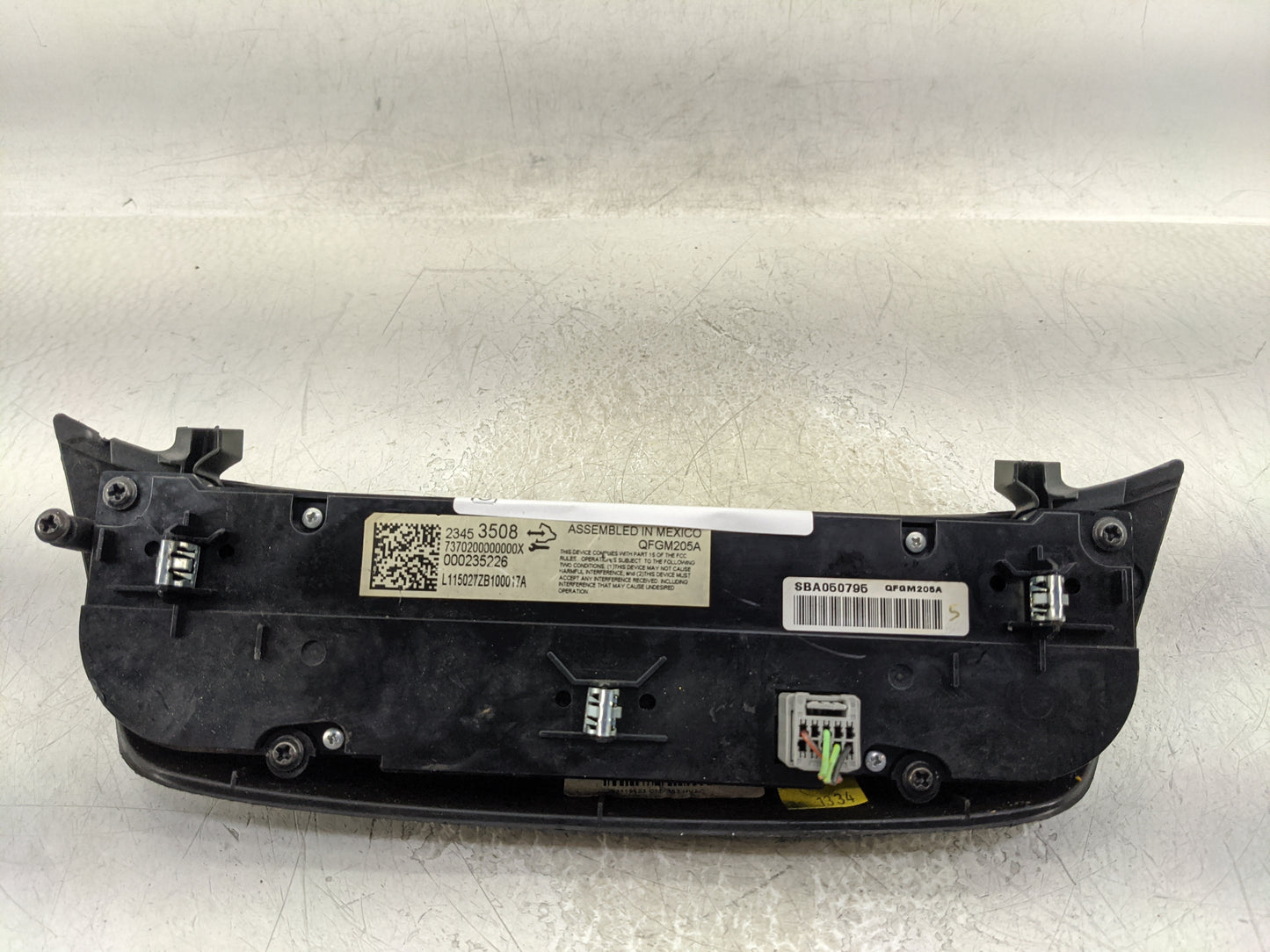 2014-2020 Chevrolet Impala Climate Control Module Temperature AC/Heater Replacement P/N:000235226 23453508 Fits OEM Used Aut