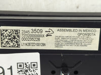2014-2020 Chevrolet Impala Climate Control Module Temperature AC/Heater Replacement P/N:000235226 23453509 Fits OEM Used Aut