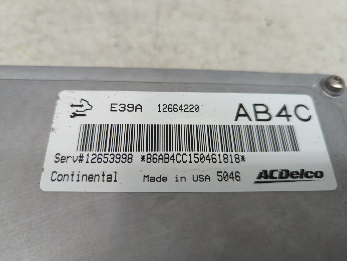 2015 Chevrolet Impala PCM Engine Control Computer ECU ECM PCU OEM P/N:12664220 12653998 Fits OEM Used Auto Parts - Oemusedau
