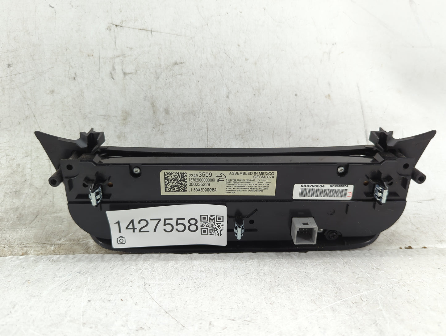 2014-2020 Chevrolet Impala Climate Control Module Temperature AC/Heater Replacement P/N:23453509 Fits OEM Used Auto Parts - 