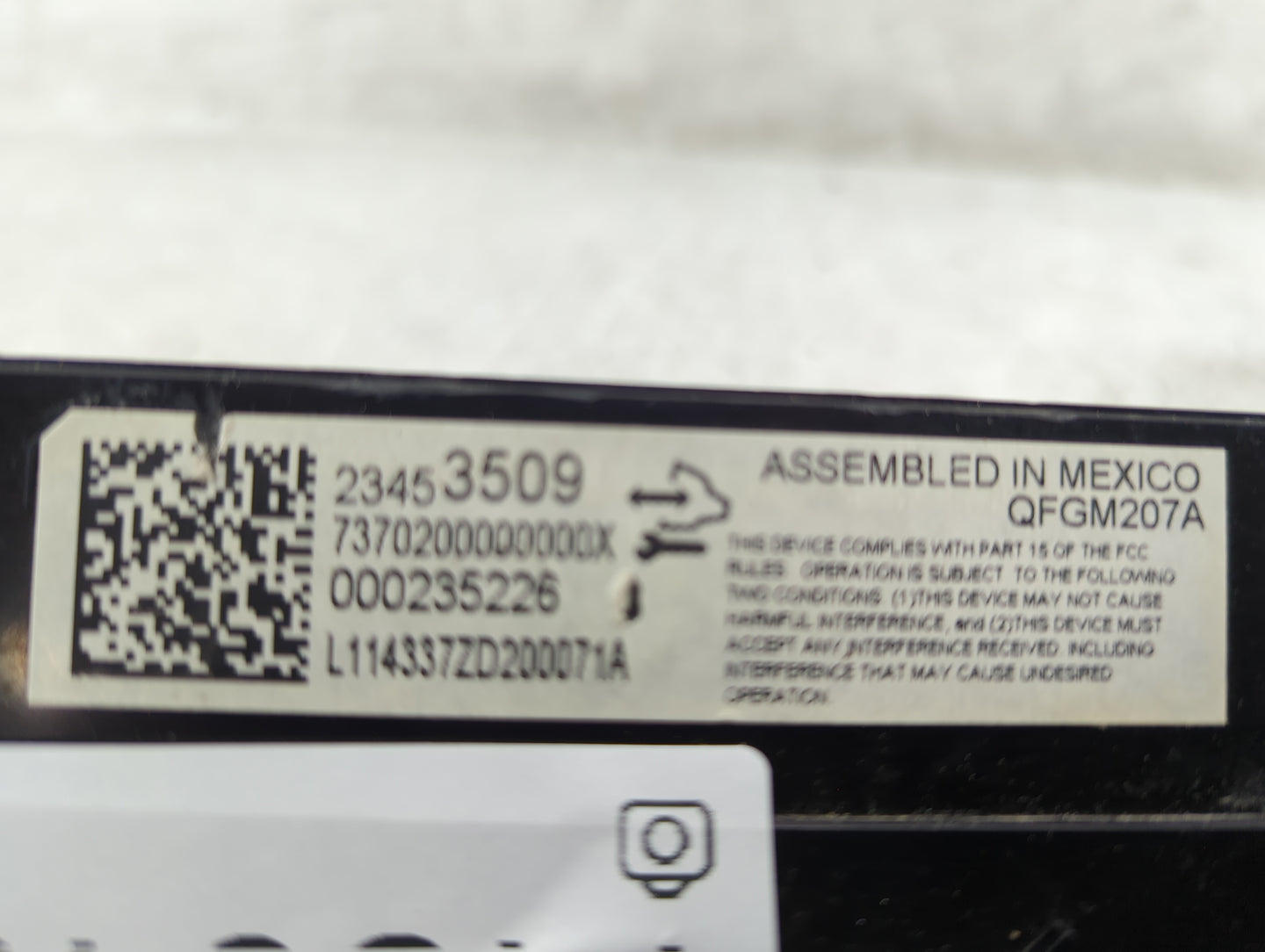 2015 Chevrolet Impala Climate Control Module Temperature AC/Heater Replacement P/N:23453509 QFGM207A, 7370200000000X Fits OE