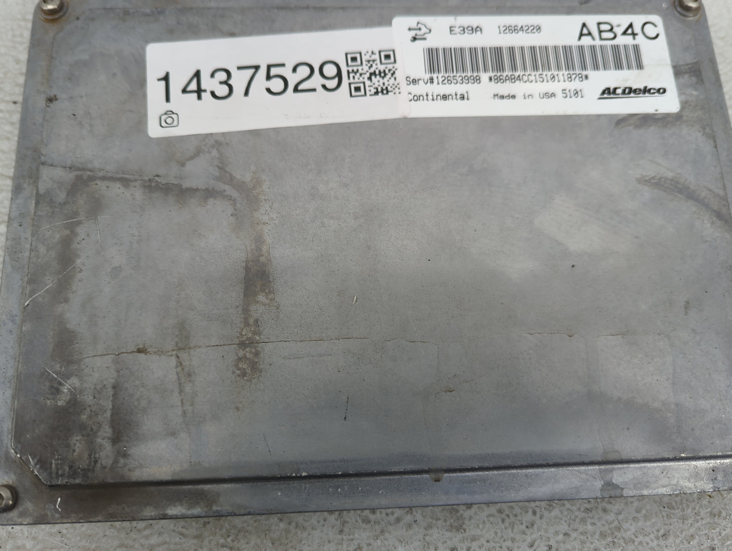 2014-2016 Chevrolet Impala PCM Engine Control Computer ECU ECM PCU OEM P/N:12664220 12653998 Fits Fits 2013 2014 2015 2016 O