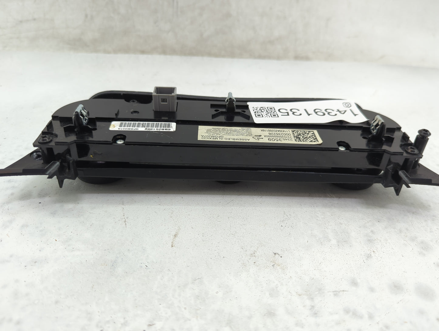 2014-2020 Chevrolet Impala Climate Control Module Temperature AC/Heater Replacement P/N:23453509 Fits OEM Used Auto Parts - 