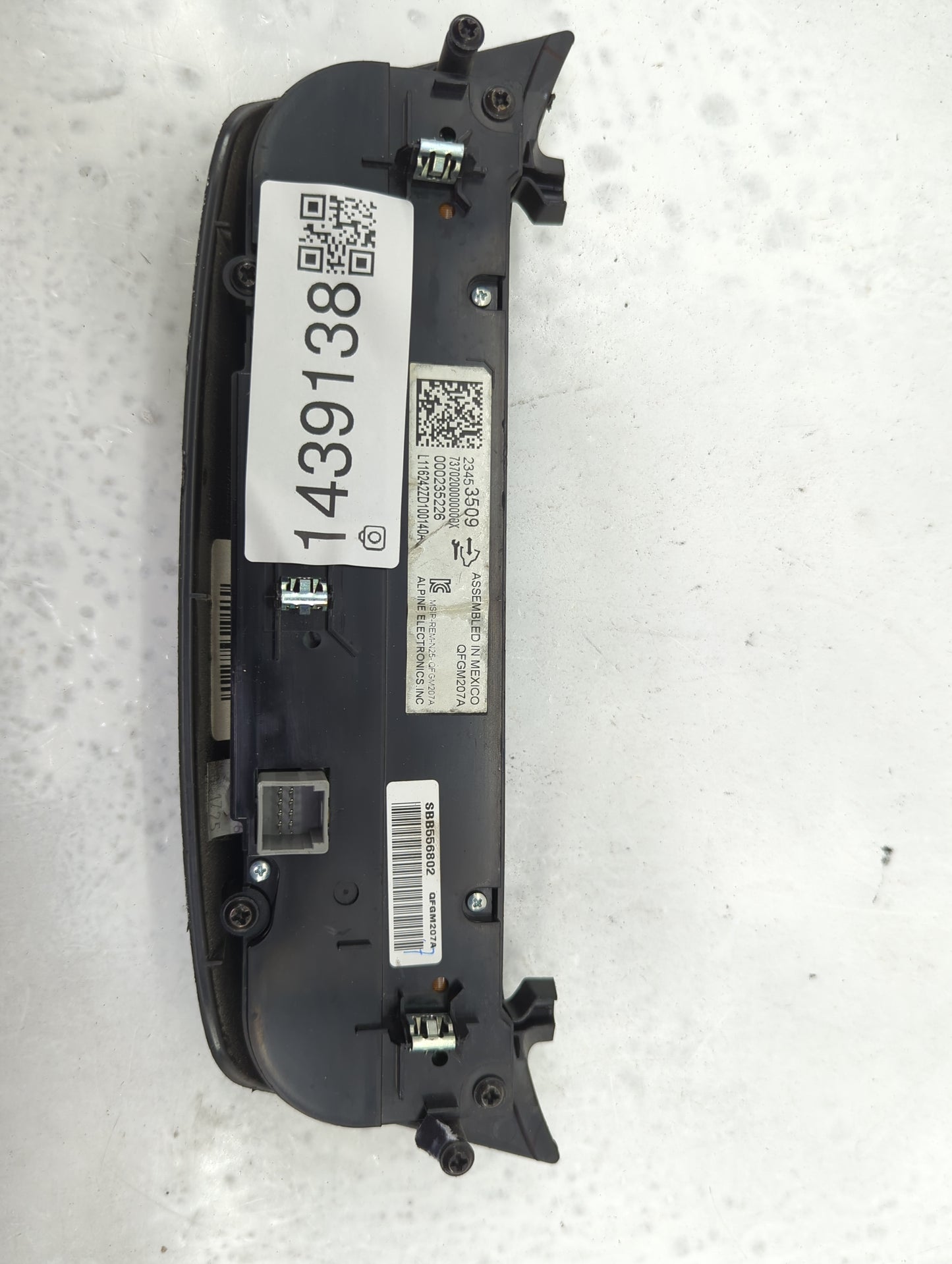 2014-2020 Chevrolet Impala Climate Control Module Temperature AC/Heater Replacement P/N:23453509 QFGM207A Fits OEM Used Auto