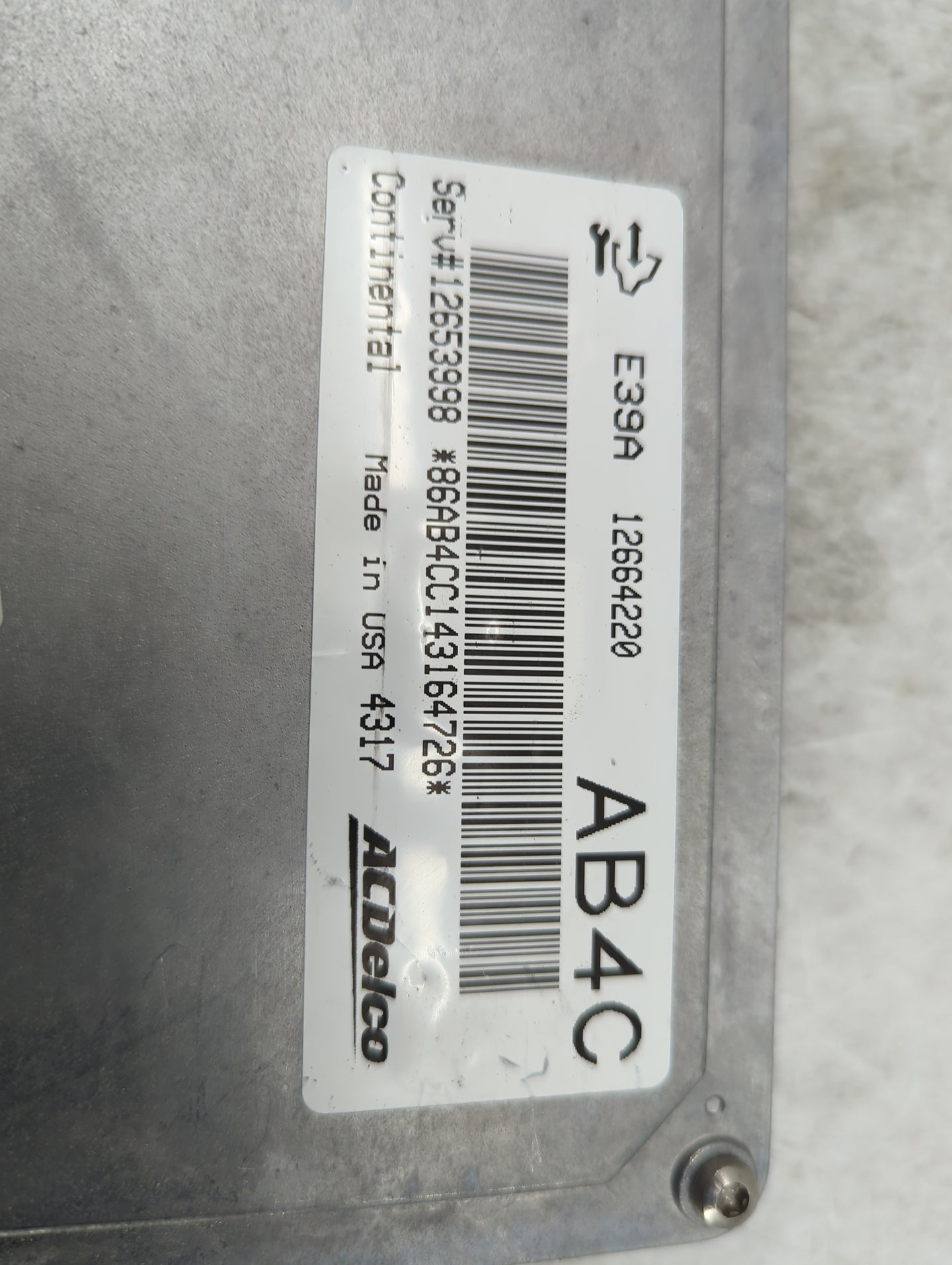 2014-2016 Chevrolet Impala PCM Engine Control Computer ECU ECM PCU OEM P/N:12653998 12664220 Fits Fits 2013 2014 2015 2016 O