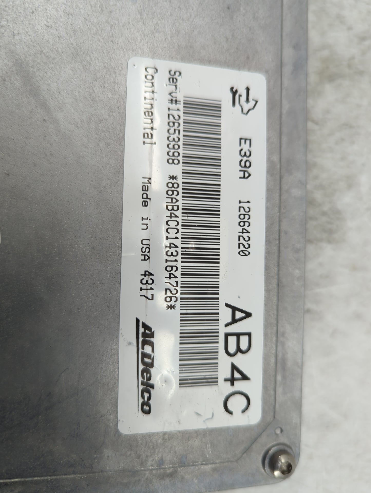 2014-2016 Chevrolet Impala PCM Engine Control Computer ECU ECM PCU OEM P/N:12653998 12664220 Fits Fits 2013 2014 2015 2016 O