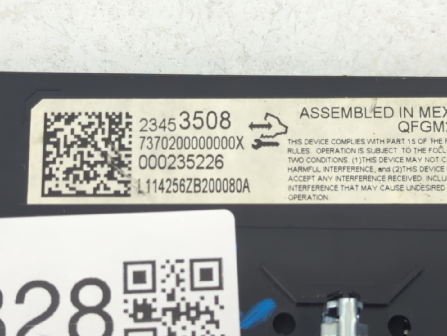 2014-2020 Chevrolet Impala Climate Control Module Temperature AC/Heater Replacement P/N:23453508 7370200000000X Fits OEM Use
