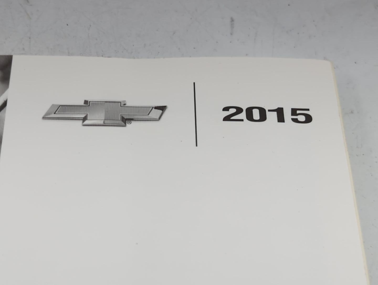 2015 Chevrolet Impala Owners Manual Book Guide P/N:22941531A OEM Used Auto Parts - Oemusedautoparts1.com